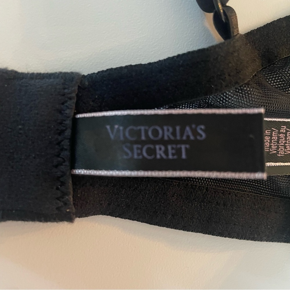 New! Victorias Secret very sexy shine strap black lace bra 3436 - Picture 6 of 8